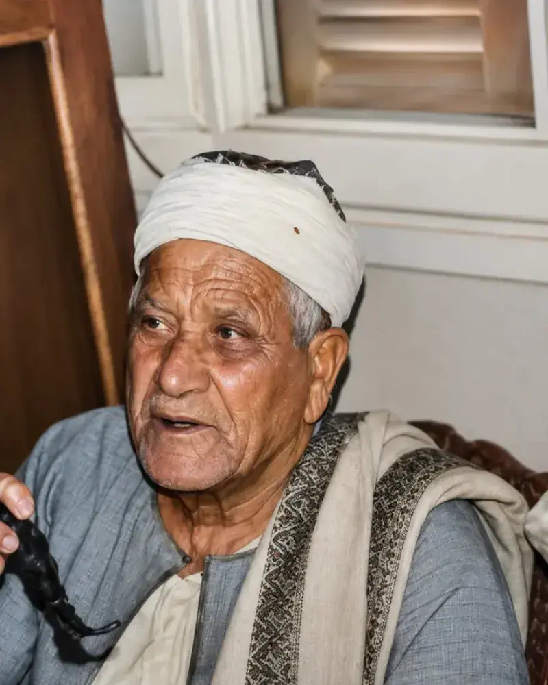 صورة المرحوم العمدة صوفي الجمل